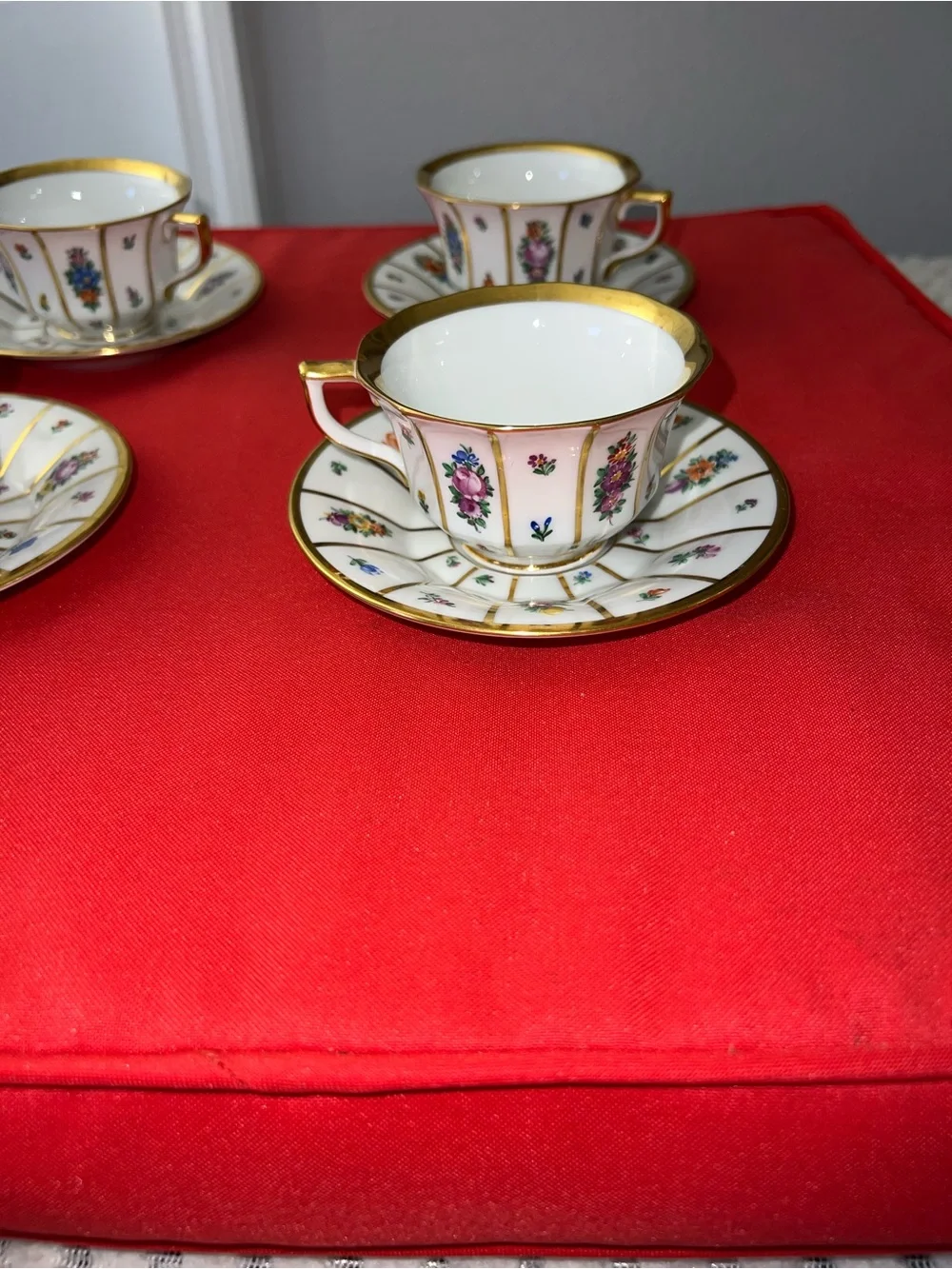 vintage cup and saucer set in this specific Royal Copenhagen 